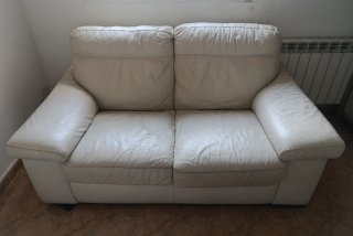 2 Sofás Relax Piel Natuzzi. Urge venta
