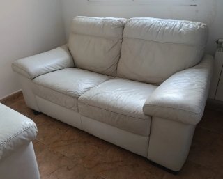 2 Sofás Relax Piel Natuzzi. Urge venta
