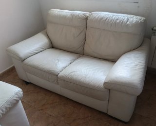 2 Sofás Relax Piel Natuzzi. Urge venta