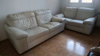 2 Sofás Relax Piel Natuzzi. Urge venta