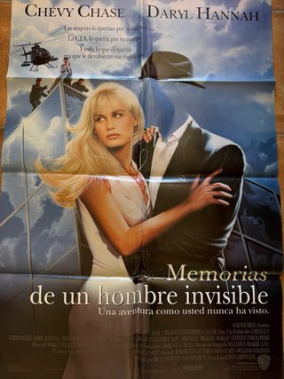 Memorias de un hombre invisible lote carteles
