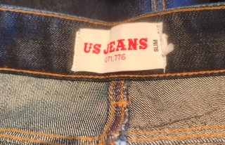 Pantalón vaquero US JEANS azul oscuro T.43