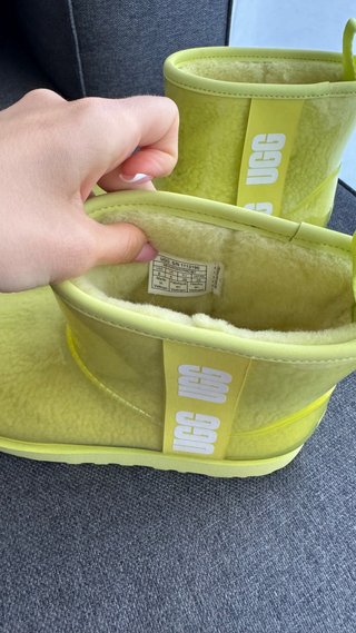 Botas UGG Amarillas Talla 39