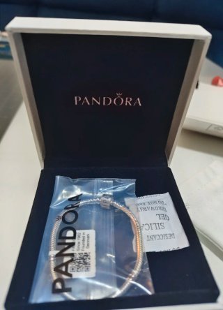 Pulsera Pandora 16cm Plata