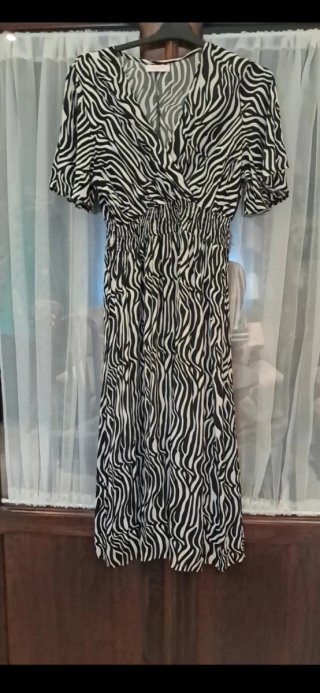 Vestido Cebra Negro y Blanco