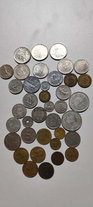 Lote monedas extranjeras