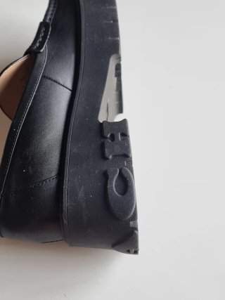 Mocasines Coach de Cuero Negro