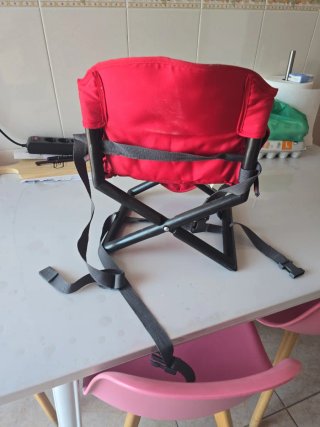 Sillita trona portátil roja