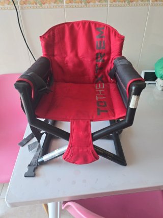 Sillita trona portátil roja