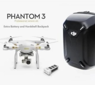 Dron DJI Phantom 3 Pro 4K + Tablet + Mochila
