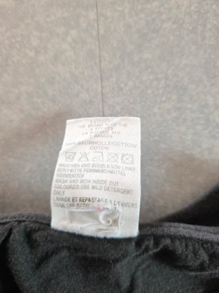 T-shirt Adidas Vintage Nera Made in England XL