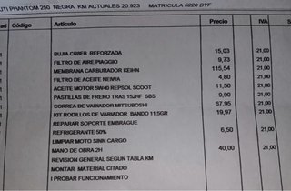 Scooter malaguti 250cc 23000km 2006