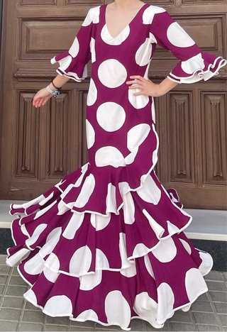 Traje de flamenca talla 36-38