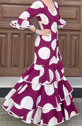 Traje de flamenca talla 36-38