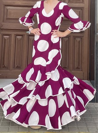 Traje de flamenca talla 36-38