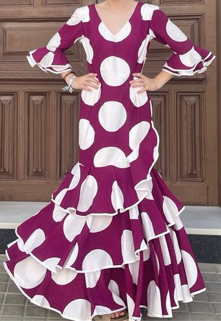 Traje de flamenca talla 36-38