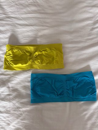 2 Sujetadores sin tirantes talla 38