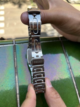 Reloj Seiko Quartz Vintage Elegante - Esfera Azul