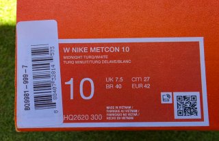 Nike Metcon 10 Talla 42 Azul/ verde