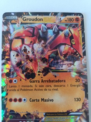Pokémon Groudon EX Full Art 85/160 NM Español