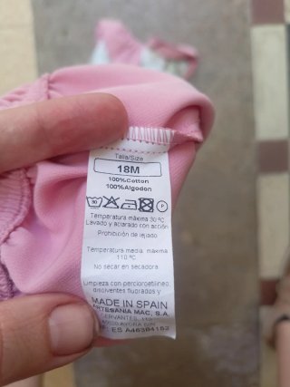 Conjunto bebé verano 18 meses