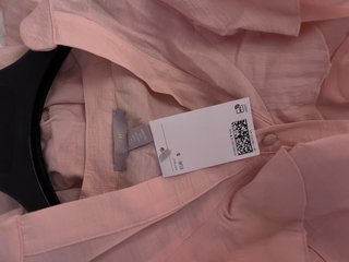 Blusa H&M volantes rosa