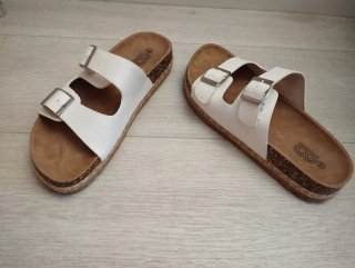 Sandalias Bosanova T40 Blancas