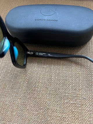 Giorgio Nannini gafa Original negra lente verde