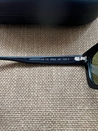 Giorgio Nannini gafa Original negra lente verde
