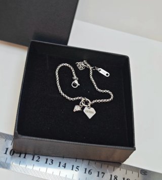 Pulsera Guess Corazón Plata