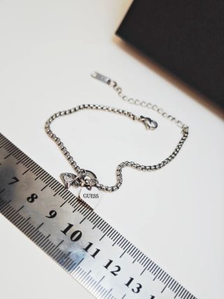 Pulsera Guess Corazón Plata