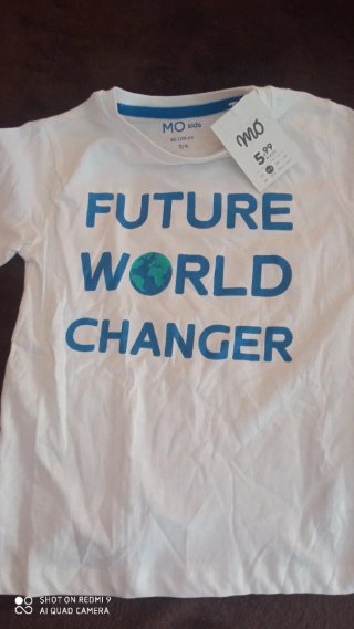 Lote 4 camisetas variadas niño manga corta