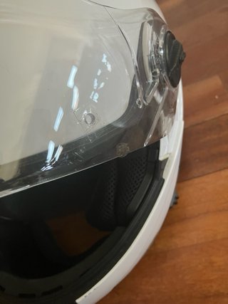 Casco Moto LS2 Strobe Blanco Talla XS