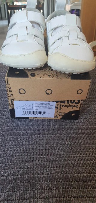 Sandalias Irta Rocker Microfibra Blanca