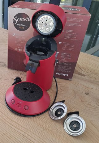 Cafetera Philips SENSEO Original Plus Rojo