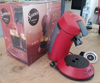Cafetera Philips SENSEO Original Plus Rojo