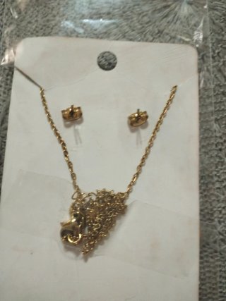 Conjunto Mariposa Acero Dorado