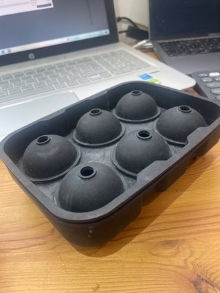 Molde para cubitos de hielo esféricos