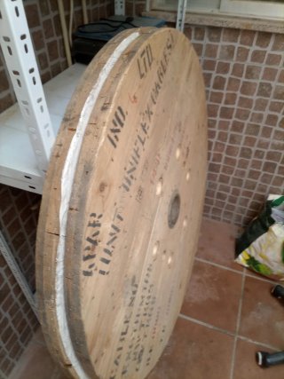 Bobina in legno per cavi