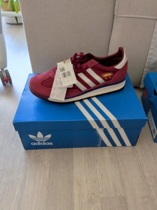 Adidas SL 72 Botines Rojo/Blanco Talla 44