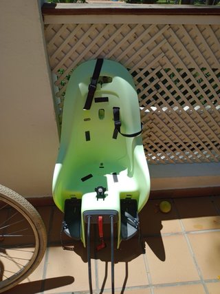 Bicicleta Paseo Verde con Silla Niño