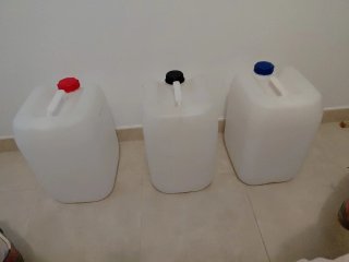 3 Garrafa 25L Blancas