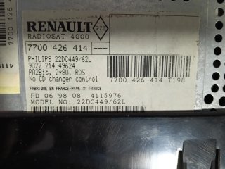 Radio Cassette Renault Megane 1 Fase 1