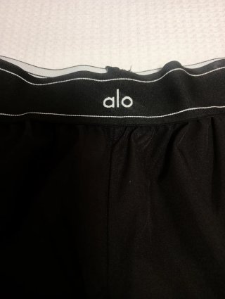 Pantalones anchos negros talla M
