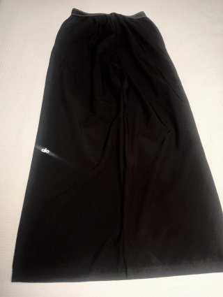 Pantalones anchos negros talla M