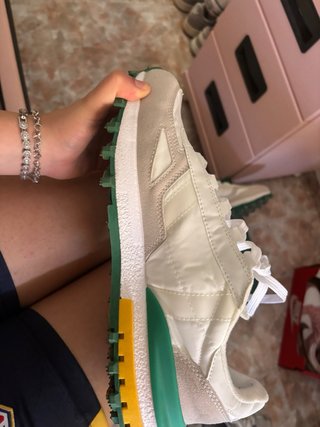 Zapatillas Lacoste Hombre Blancas y Verdes