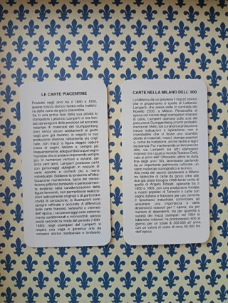 Carte da gioco vintage Modiano Piacentine
