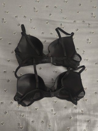 Lote 2 Sujetadores Secret Possessions 80C Negros