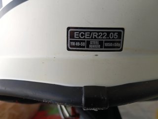 Casco de cross infantil con gafas