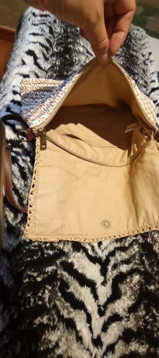 Bolso de rafia hombro/bandolera